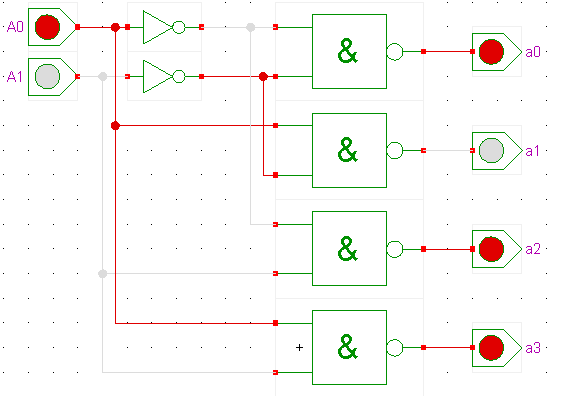 1-aus-4-Decoder