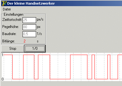 GUI zu Handnetz